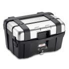 Givi 46 Litre Top-Case Black With Aluminium Finish With Top Opening Trk46N