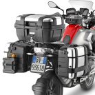 Givi 46 Litre Top-Case Black With Aluminium Finish With Top Opening Trk46N