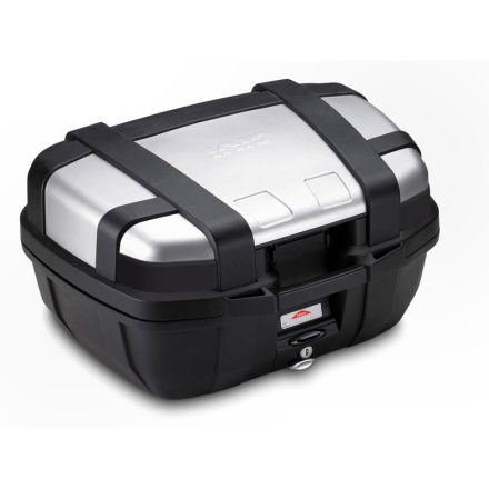 Givi 52 Litre Top-Case Black With Aluminium Finish With Top Opening TRK52N