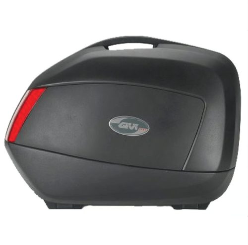 Givi Pair Of Painted Side Cases, Black Embossed With Painted Insert V35N