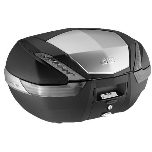 Givi-V47-Tech-monokey-47lt-case-with-black-unpainted-cover