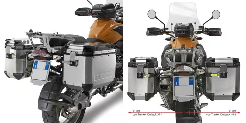 Suport genți laterale Givi PL684CAM Bmw R 1200 GS 04-13