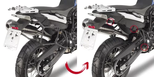 Suport genți laterale Givi PLR5103 BMW F 650 GS / F 800 GS / F 700 GS 2008-2017