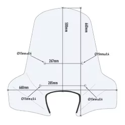 Parbriz Givi 107A transparent