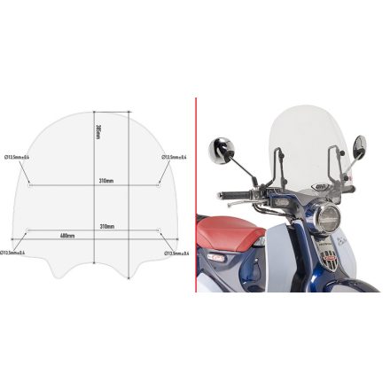 Givi-Specific-fitting-kit-for-1168A-Honda-Super-Cub-C125--18-
