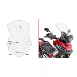 Spoiler parbriz Givi D1156ST Honda X-ADV 750 17-20