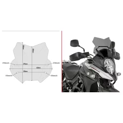 Spoiler parbriz Givi D3112B Suzuki DL 650 V-STROM 17-24