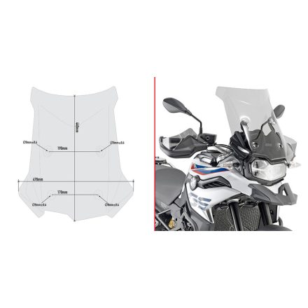 Givi-Specific-screen--smoked-44-x-47-cm--H-x-W--BMW-F750GS-F850GS--18-19-