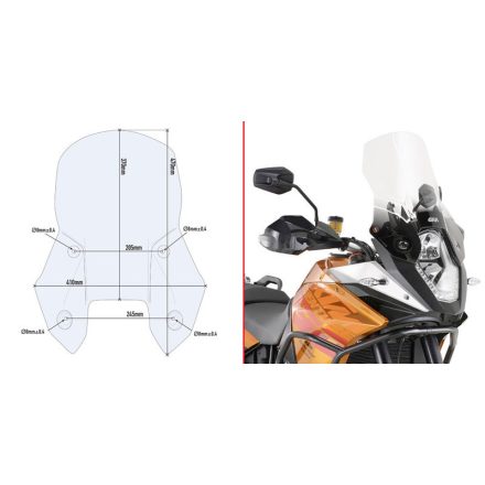 Givi-Specific-screen--transparent-37-x-41-cm-1190-Adventure---Adventure-R--13-