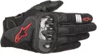 Mănuși Alpinestars SMX-1 Air v2 negru/rosu