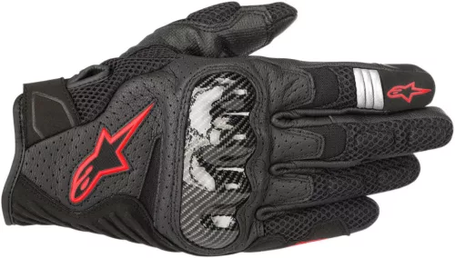 Mănuși Alpinestars SMX-1 Air v2 negru/rosu