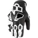 Mănuși Icon Hypersport ™ negru/alb