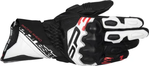 Mănuși Alpinestars SP-3 negru/alb/rosu fluo