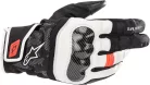 Mănuși Alpinestars SMX Z negru/alb/rosu fluo