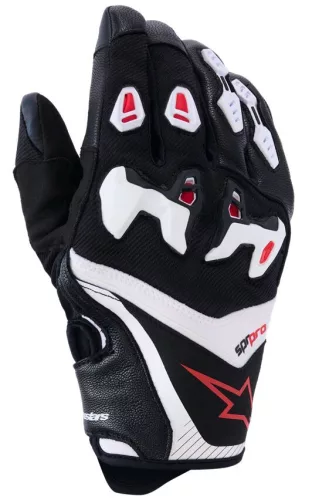 Mănuși Alpinestars SP-R Pro negru/alb/rosu