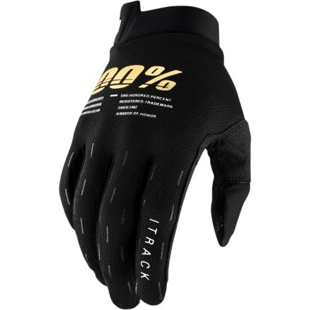 GLOVE YTH ITRACK BK SM