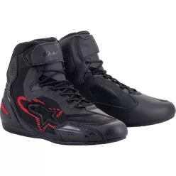 Ghete Alpinestars Faster-3 Rideknit negru/gri inchis/rosu