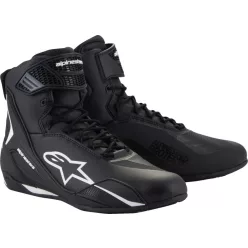 Ghete Alpinestars Faster-4 negru/alb