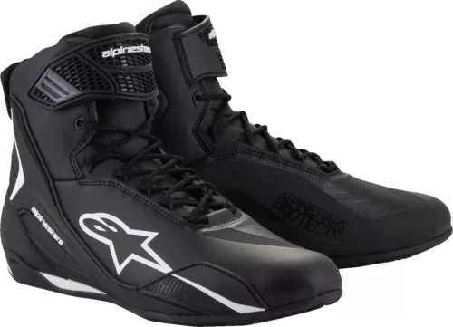 Ghete Alpinestars Faster-4 negru/alb