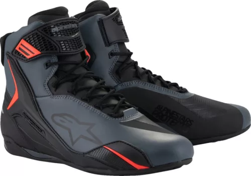 Ghete Alpinestars Faster-4 negru/gri/rosu
