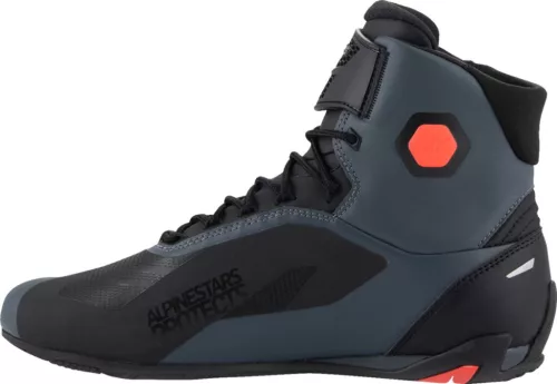 Ghete Alpinestars Faster-4 negru/gri/rosu