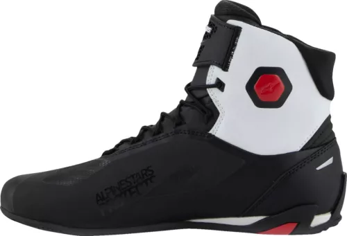 Ghete Alpinestars Faster-4 negru/rosu/alb