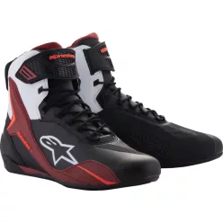 Ghete Alpinestars Faster V4 negru/rosu inchis/alb