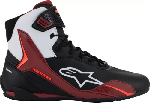Ghete Alpinestars Faster V4 negru/rosu inchis/alb