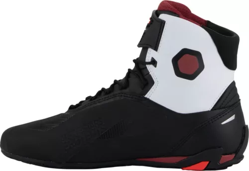 Ghete Alpinestars Faster V4 negru/rosu inchis/alb