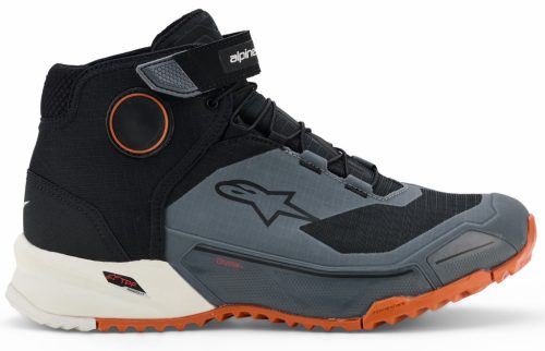 Ghete Alpinestars CR-X Drystar gri/negru/portocaliu