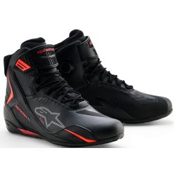Ghete Alpinestars Faster-4 Drystar negru/rosu