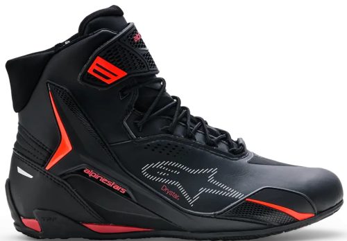 Ghete Alpinestars Faster-4 Drystar negru/rosu