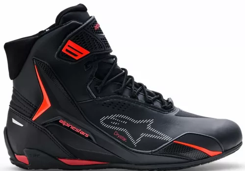 Ghete Alpinestars Faster-4 Drystar negru/rosu