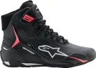 Ghete Alpinestars Faster-4 Drystar negru/gri/roz fluo