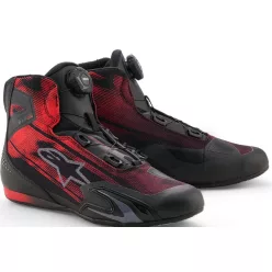 Ghete Alpinestars Celer Vented negru/rosu