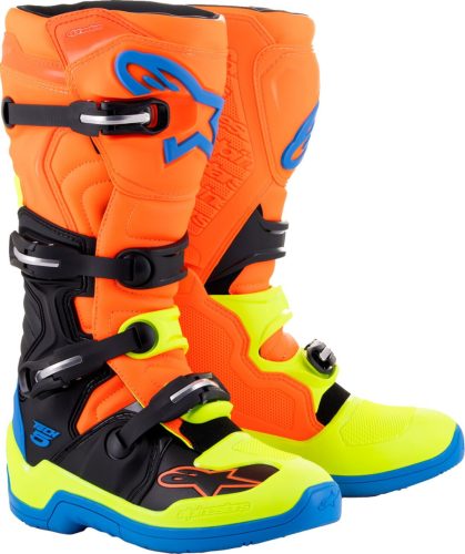 Cizma Alpinestars Tech5 Or Fl/Bl/Yl 7