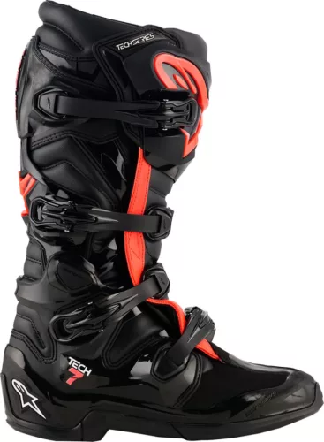 Cizma Alpinestars Tech 7 negru/rosu/fluo
