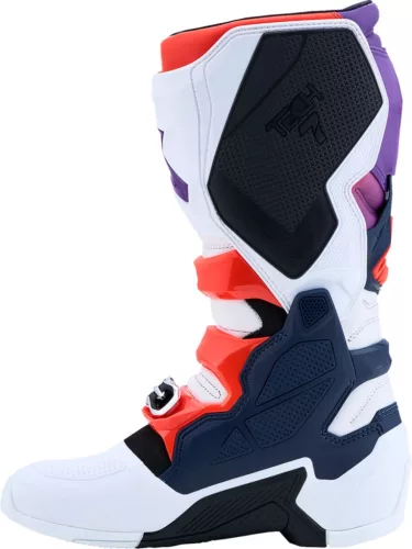 Cizma Alpinestars Tech 7 alb/albastru/roșu