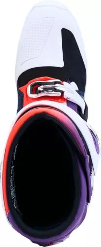 Cizma Alpinestars Tech 7 alb/albastru/roșu