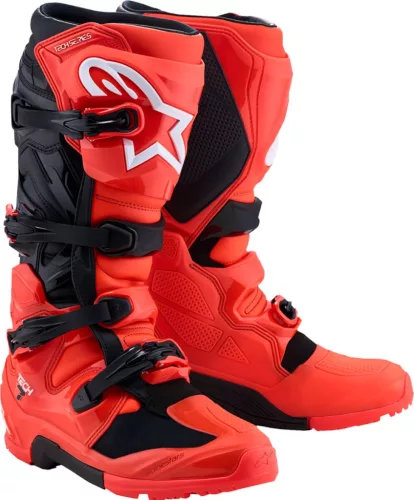 Cizma Alpinestars Tech 7 Enduro roșu/negru