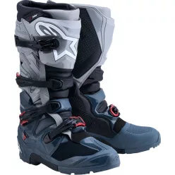 Cizma Alpinestars Tech 7 Enduro Drystar gri/roșu