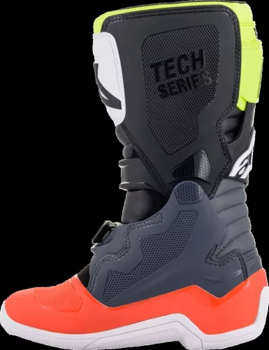 Cizma copii Alpinestars Tech 7S gri/rosu/galben