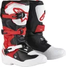 Cizma copii Alpinestars Tech 3S alb/negru/rosu