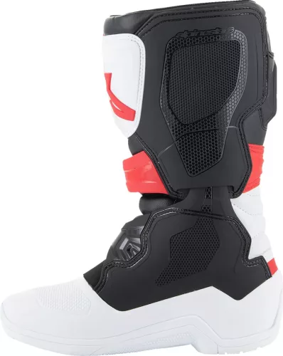 Cizma copii Alpinestars Tech 3S alb/negru/rosu