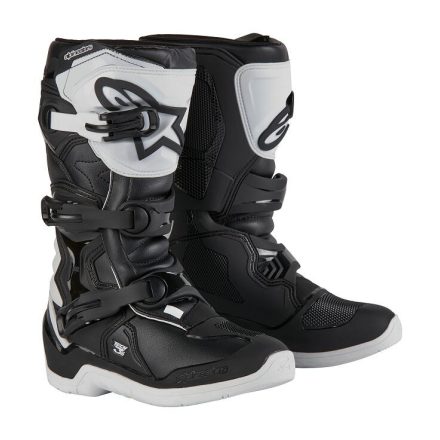 Boot Tech3S Yth Wht/Blk 2