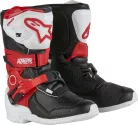 Cizma copii Alpinestars Kids Tech 3S alb/negru/rosu