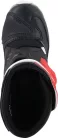Cizma copii Alpinestars Kids Tech 3S alb/negru/rosu