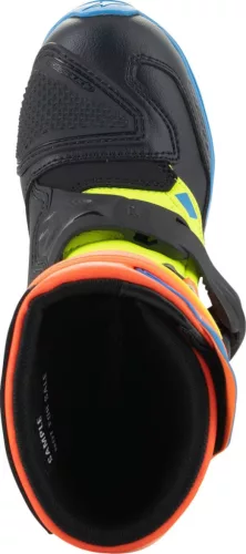 Cizma copii Alpinestars Kids Tech 3S portocaliu/albastru/galben