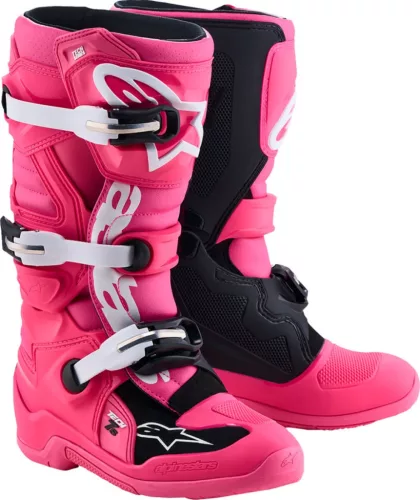 Cizma copii Alpinestars Tech 7S roz/negru/alb