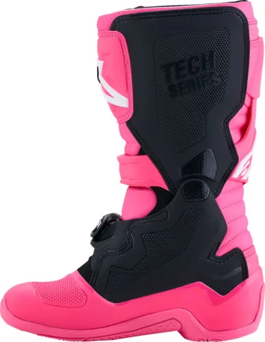 Cizma copii Alpinestars Tech 7S roz/negru/alb